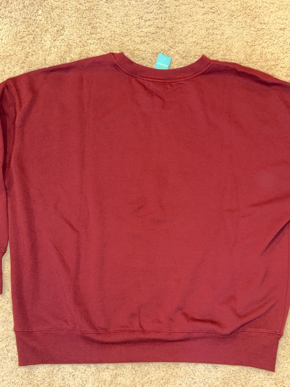 Maurices Wine Red Crewneck Sweatshirt - Picture 3 of 13
